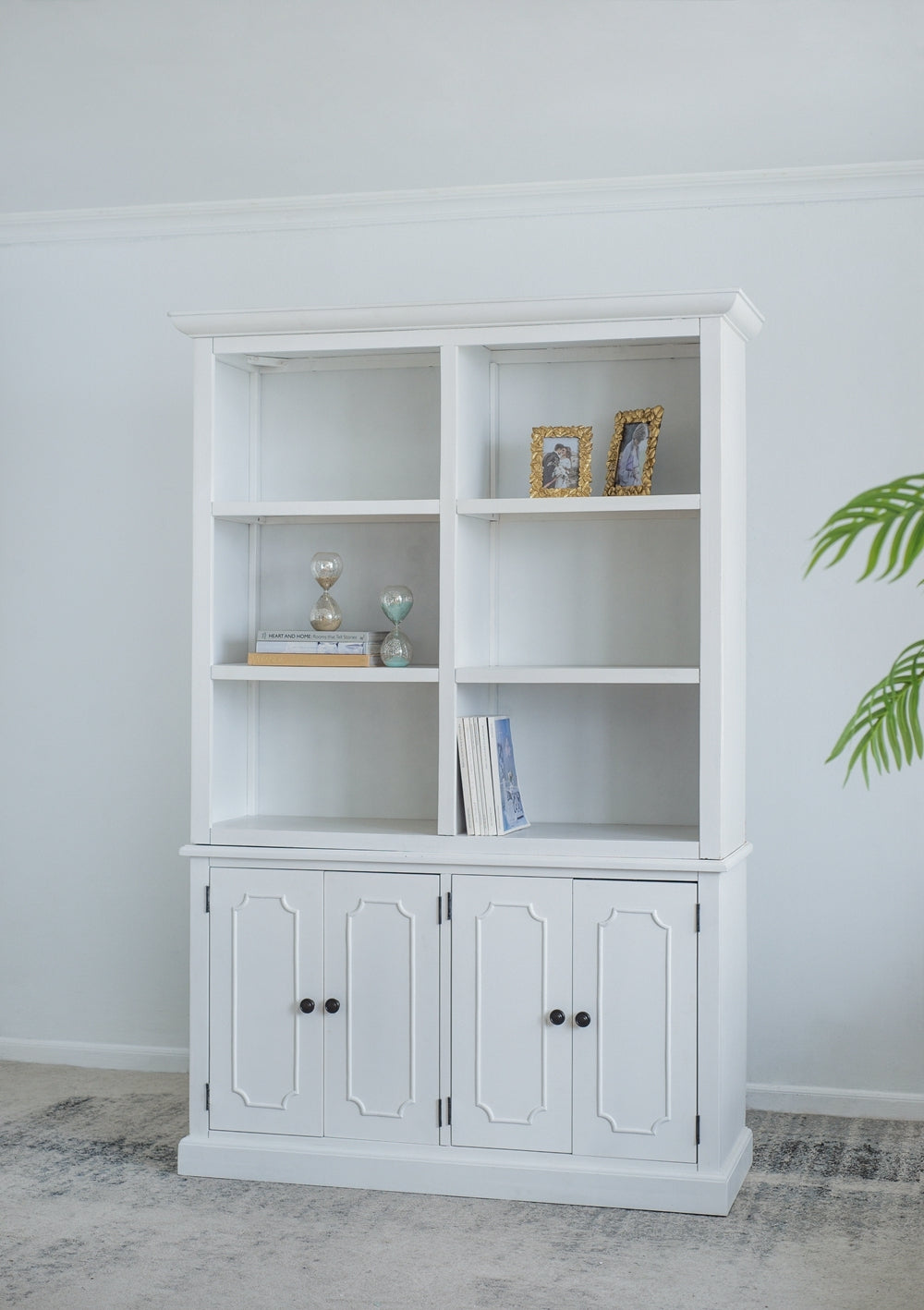 53X19X83" Cabinet White White Primary Living Space Casual,Classic,French,French Country,Rustic Solid Wood Mdf