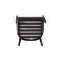 Outdoor Patio K D Aluminum Stationary Dining Chairs 4Pcs With Outdoor Grade Sunbrella Fabric Cushions, Tapered Feet, Ember Black Yes Dining Set Ember Black Weather Resistant Frame Fade Resistant Cushion Garden & Outdoor Contemporary Polyester Aluminum