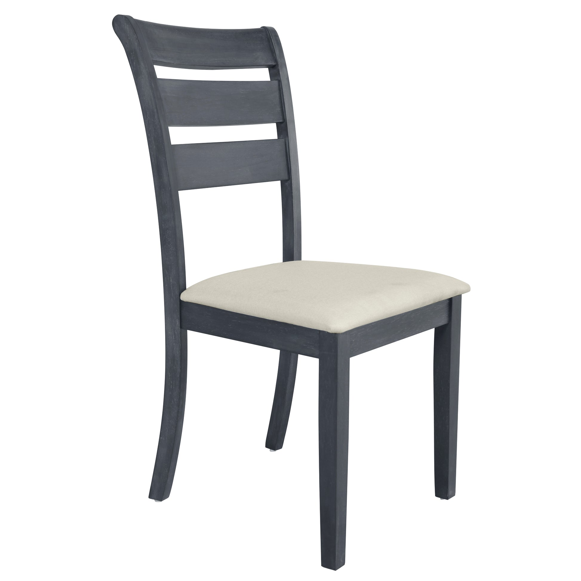 5 Piece Farmhouse Round Pedestal Extending Dining Table Set Extendable Kitchen Table Set With 15.8" Removable Leaf And Ladder Back Dining Chairs For Small Places, Black Wood Dining Room Extendable Rubberwood Oval Dining Table With Chair Upholstered Chair