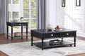 Classic Design Black Finish Lift Top Cocktail Table With Casters Bottom Shelf Wooden Traditional Living Room Furniture Black Primary Living Space Classic,Traditional Rectangular Coffee & End Tables Wood