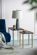 Set Of 3 Side Tables, L:25X15.5X21