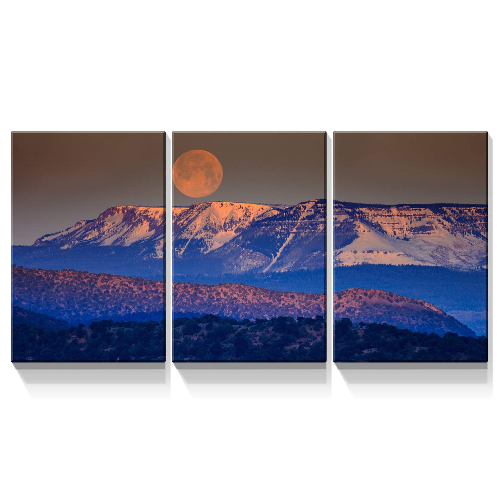 3 Panels Framed Wharf Canvas Wall Art Decor,3 Pieces Mordern Canvas Decoration Painting For Office,Dining Room,Living Room, Bedroom Decor Ready To Hang Rectangle Framed Multicolor Oversized 41In Canvas Nature Scenes