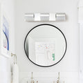 Bathroom Vanity Lighting 3 Light Led Vanity Lights Over Mirror Bath Wall Lighting Chrome Modern Acrylic Stainless Steel