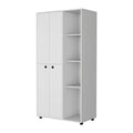 White 1 Drawer Armoire Closet White Bedroom Wood