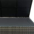 Outdoor Storage Box, 200 Gallon Wicker Patio Deck Boxes With Lid, Outdoor Cushion Storage For Kids Toys, Pillows, Towel No Sectional Grey Mildew Resistant Frame Mildew Resistant Cushion Garden & Outdoor American Traditional Pe Rattan Iron Waterproof