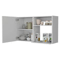 White 2 Wall Cabinet White Wood