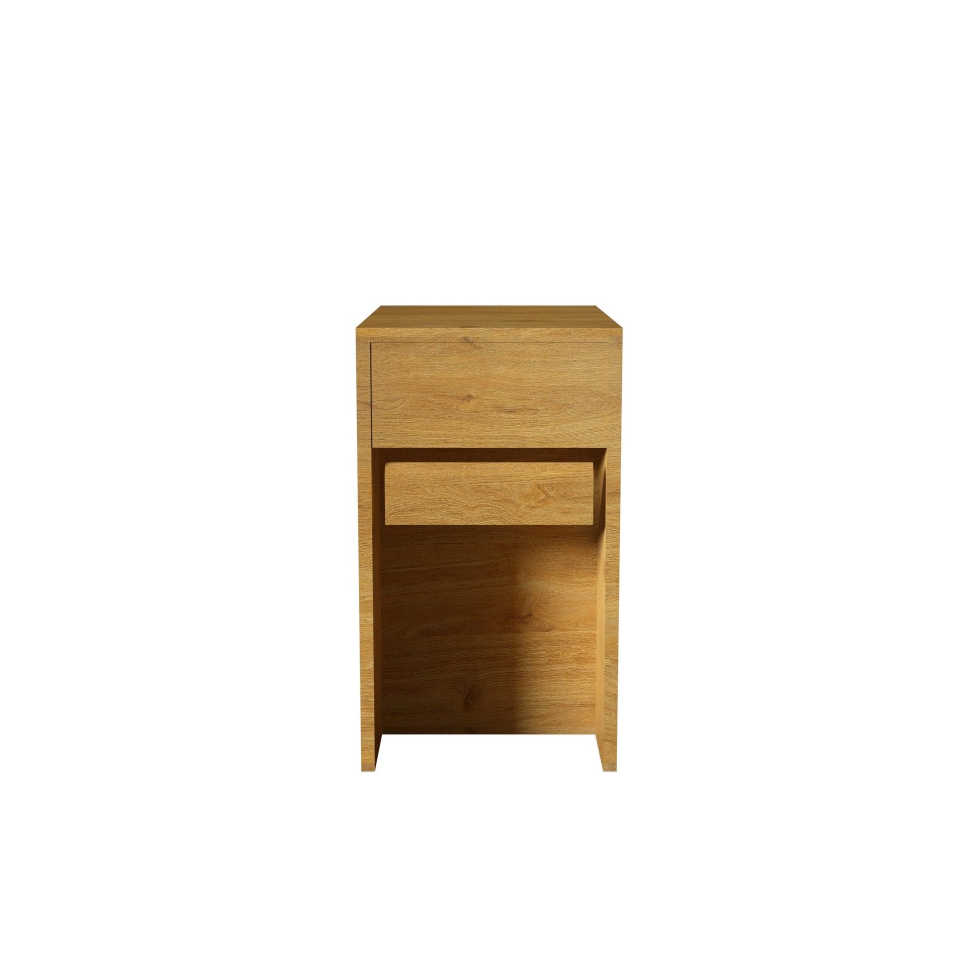 Cc0212S106 Oak Bathroom Open Shelves Cabinet, Wall Mounted Storage Cabinet For Small Spaces Oak Bathroom Modern Engineered Wood