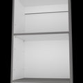 Zachary Matt Gray And White 5 Shelf Slim Bookcase 5 Grey White Standard Horizontal Primary Living Space Closed Back Wood Wood