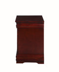 Louis Philippe Nightstand In Cherry 23753A Cherry Solid Wood