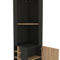 Leah Corner Bar Cabinet Multicolor Primary Living Space Modern Particle Board Engineered Wood