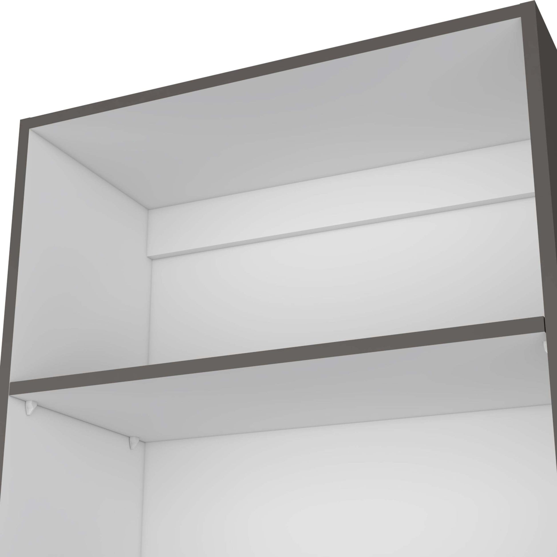 Matt Gray And White 5 Shelf Bookcase 5 Grey White Standard Horizontal Primary Living Space Closed Back Wood Wood