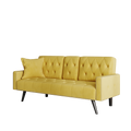 1730 Sofa Bed Armrest With Nail Head Trim With Two Cup Holders 72