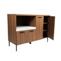 Storage Sideboard In Walnut Walnut American Traditional Particle Board Particle Board