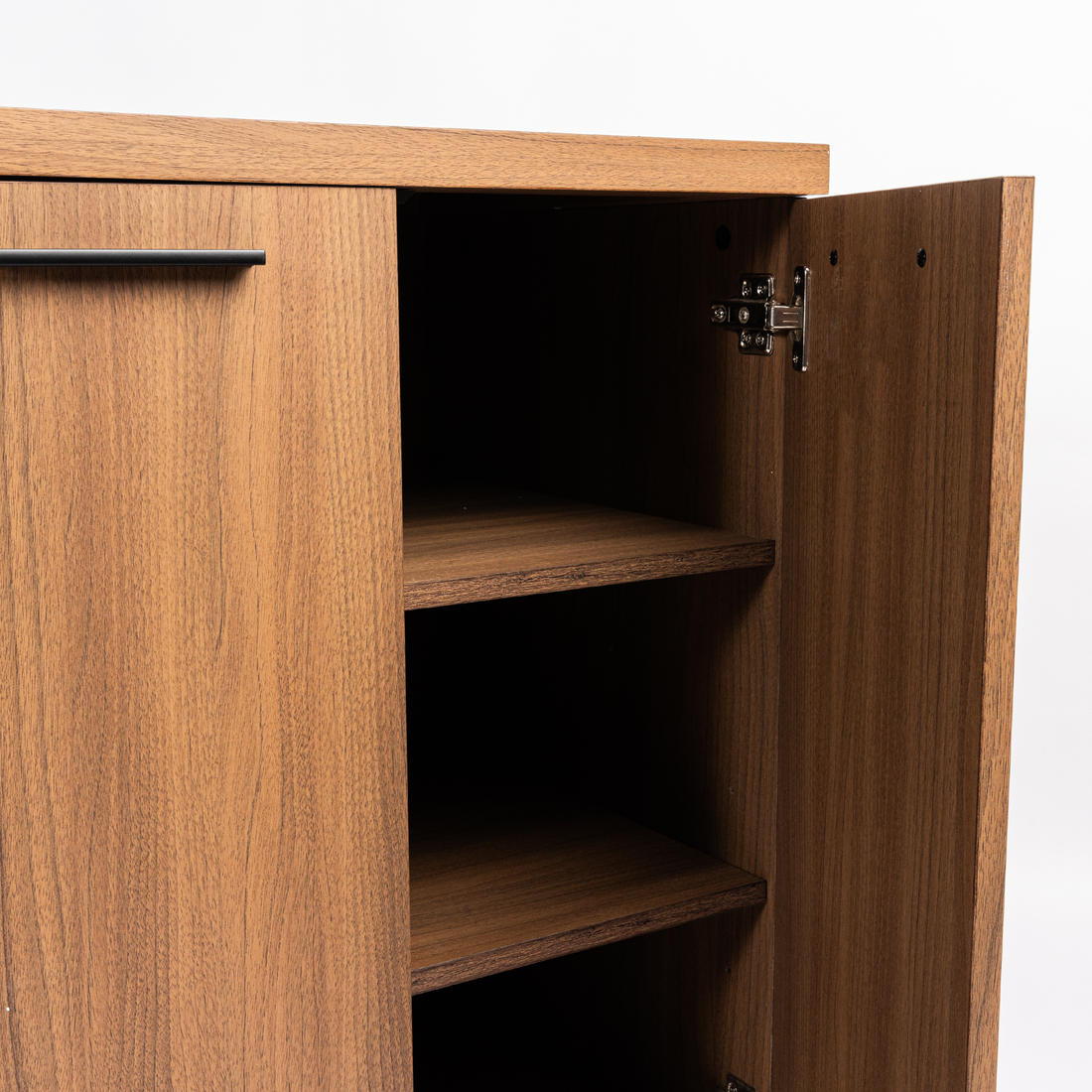 Storage Sideboard In Walnut Walnut American Traditional Particle Board Particle Board