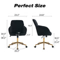 Ty Office Chair Black Velvet