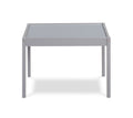 Della 3 Piece Solid Wood Kids Table & Two Chair Set, Gray Gray Rubberwood Wood