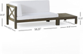 Brava X Back Corner Bench L With Coffee Tablewhite White Acacia Wood