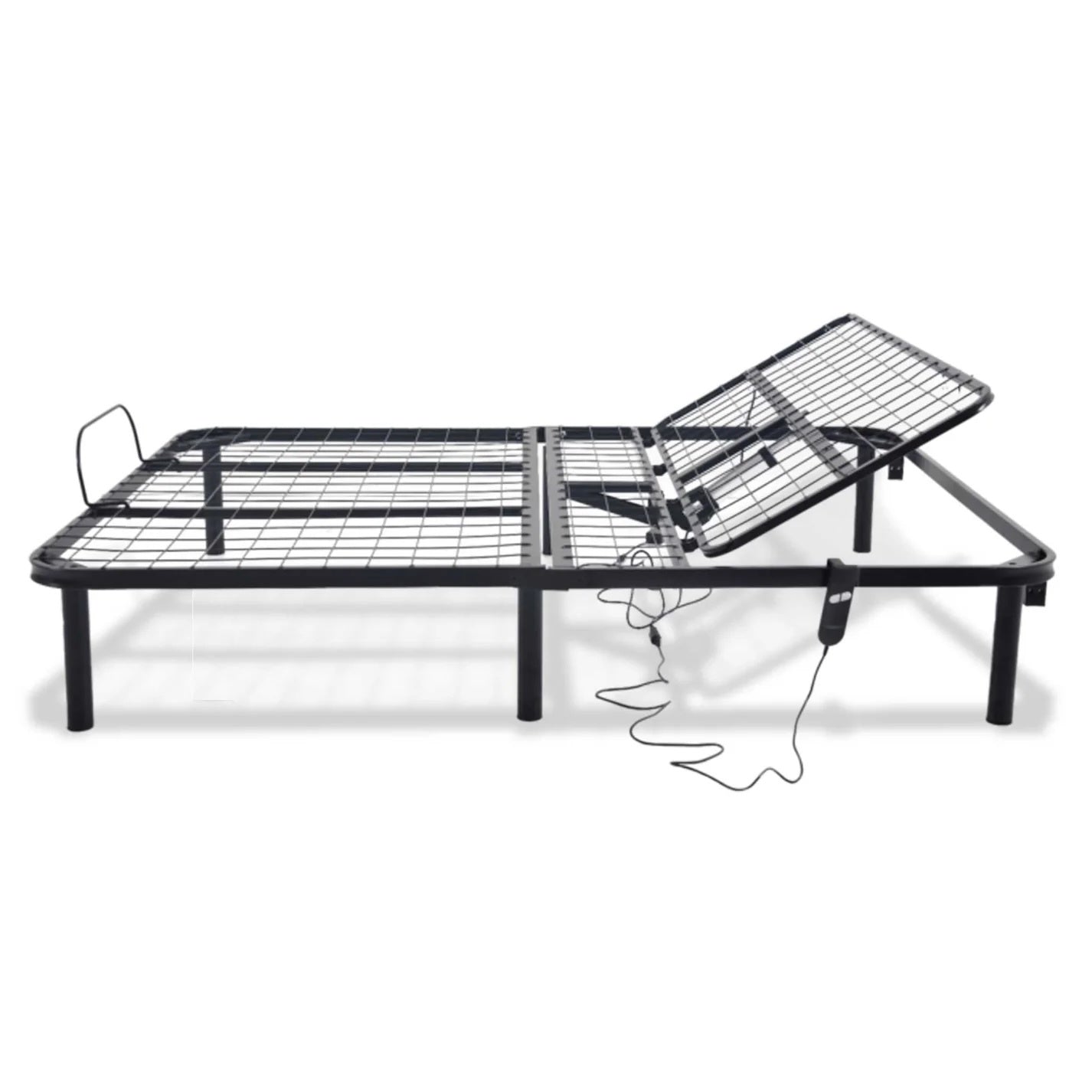 Bthu Twinxl Adjustable Bed Twin Xl Black Metal