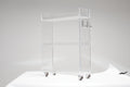 Acrylic Rolling Side Table 3 Tiers End Table With Lockable Wheels Small Clear Table For Living Room Clear Acrylic