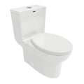 Ceramic One Piece Toilet,Dual Flush With Soft Clsoing Seat White Ceramic