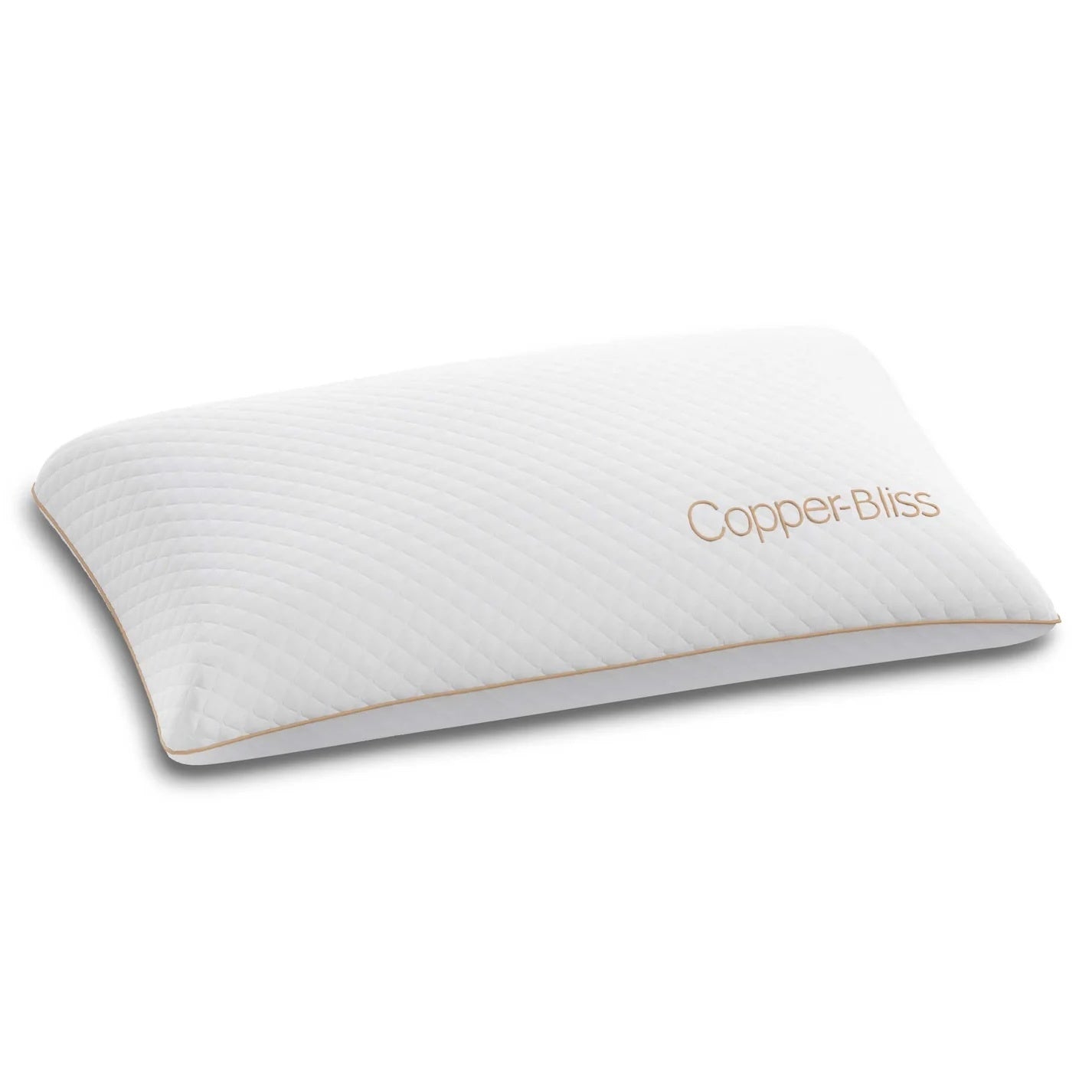 Copper Bliss Pillow White Foam