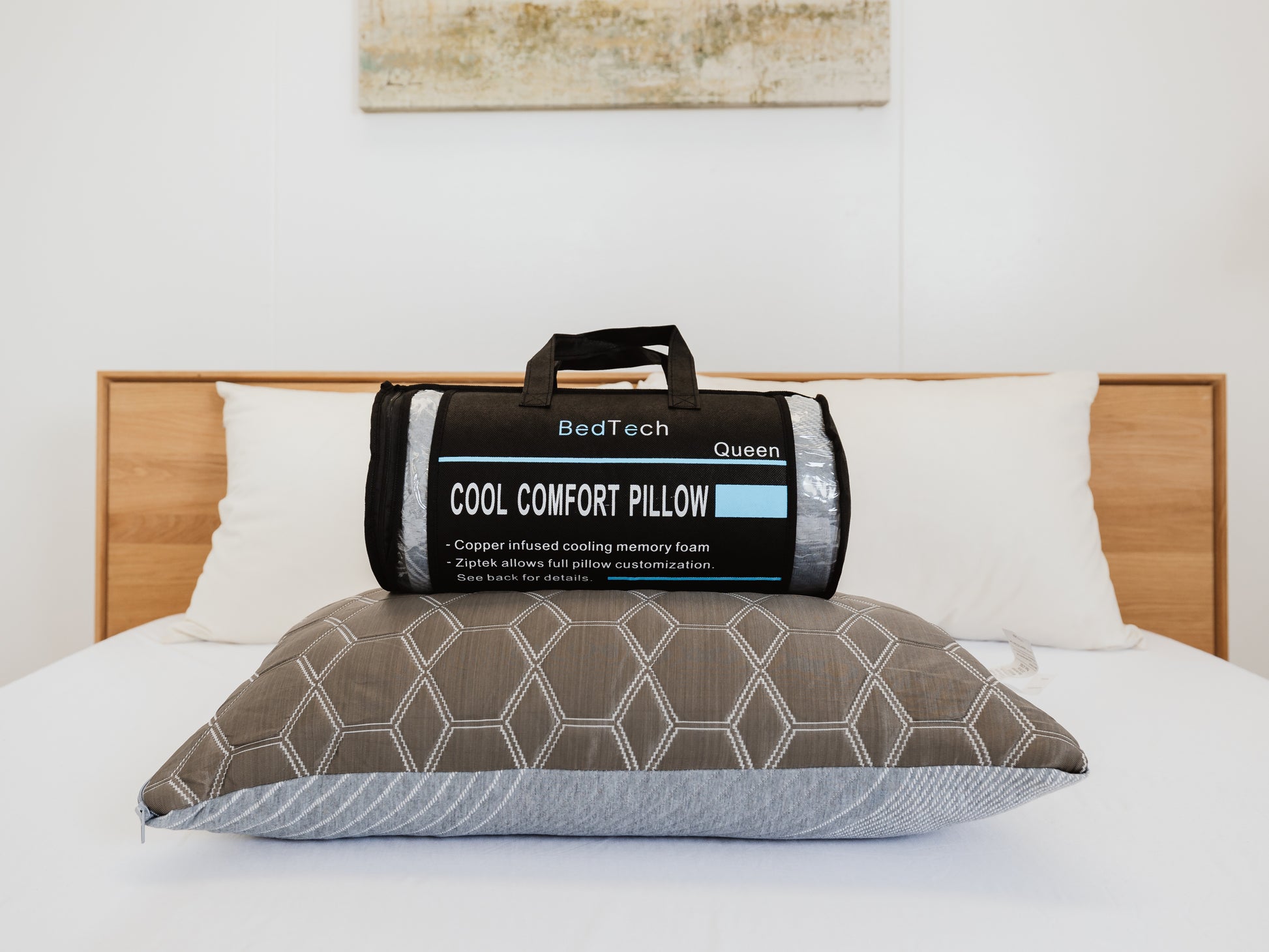 Cool Comfort Pillow White Foam