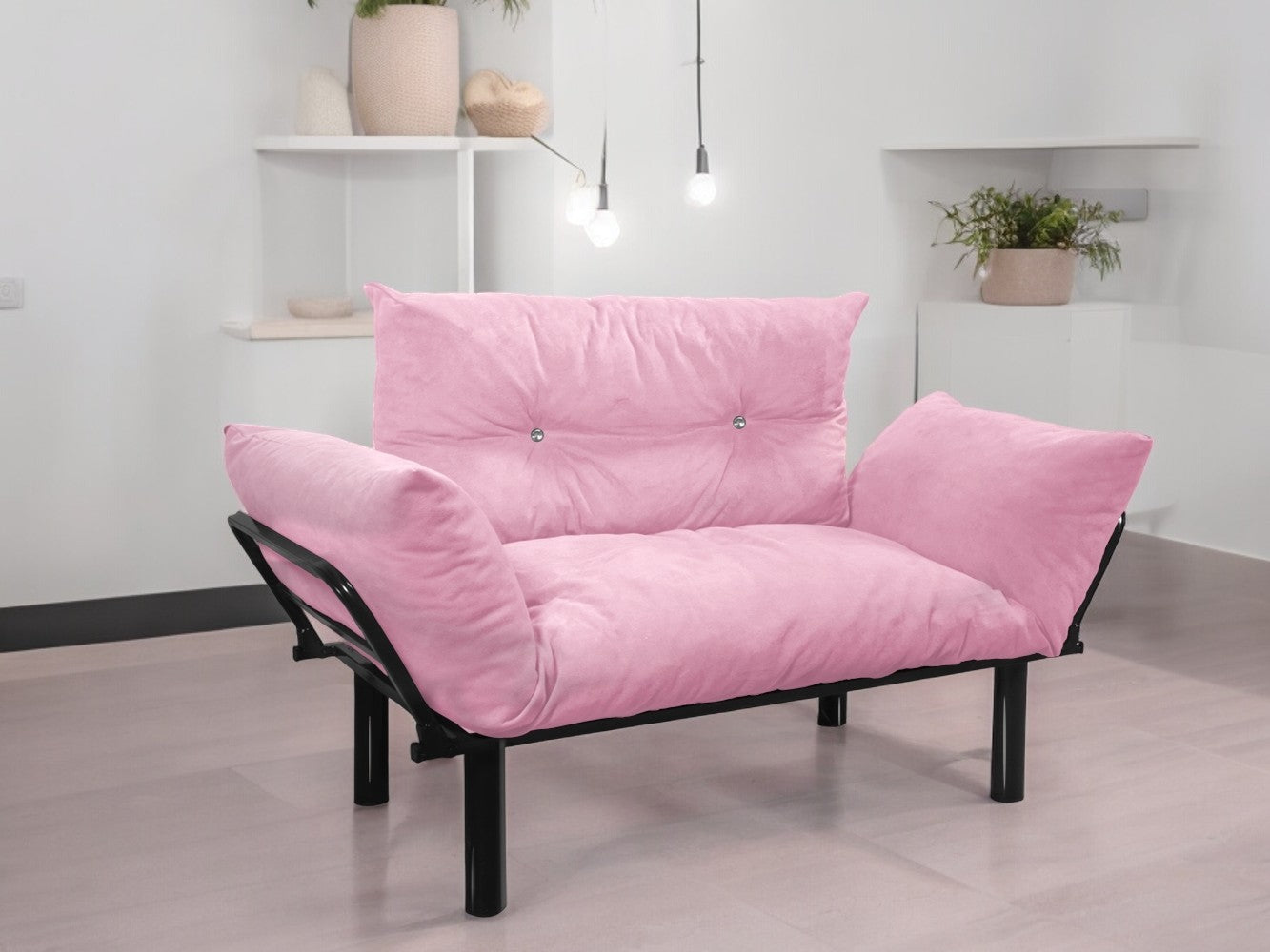 Ada Beautiful Seat, Pink Pink Foam Metal