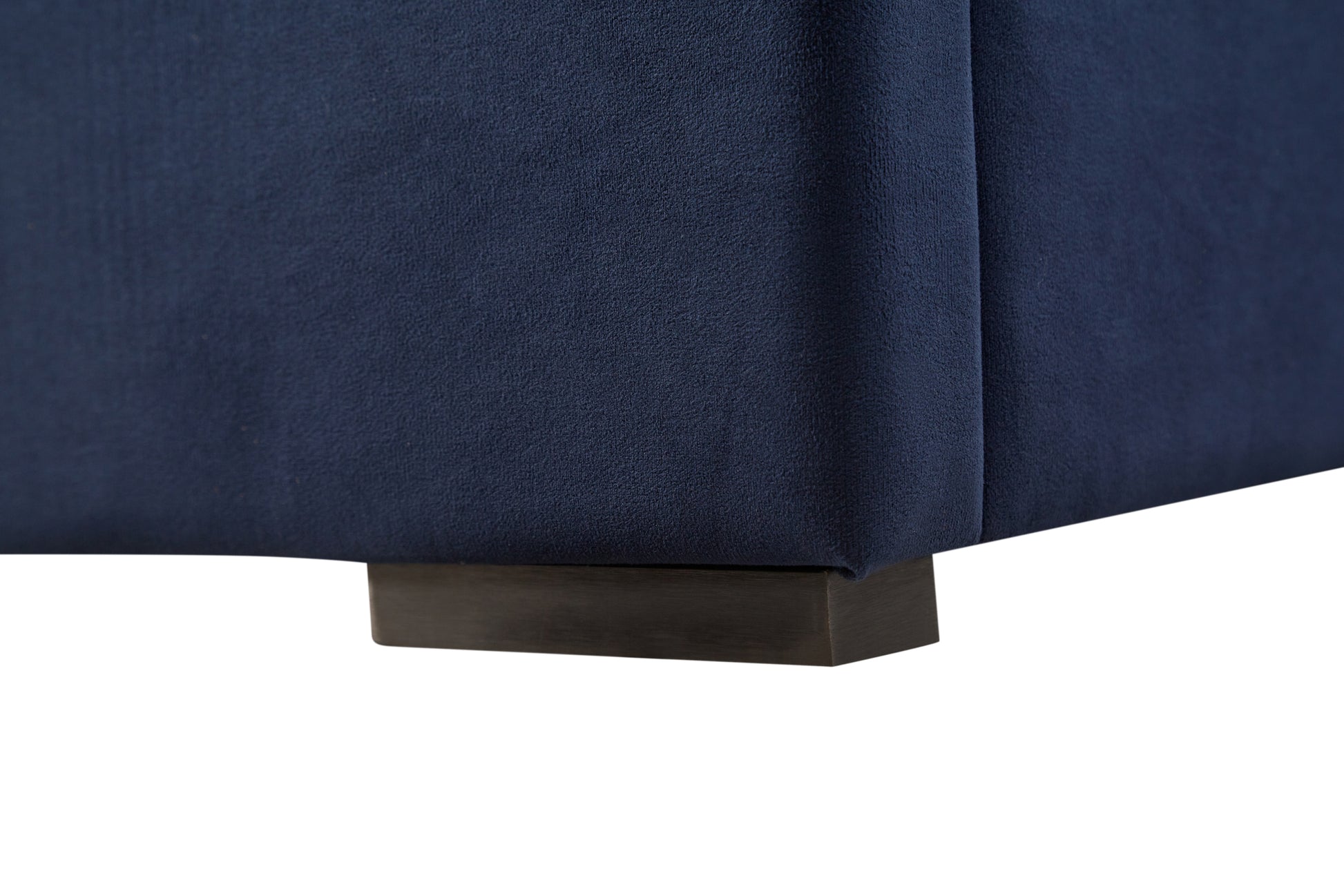 Queen Size Velvet Bed Frame Vertical Channel Tufted Wingback Headboard Upholstered Platform Bed Strong Wooden Slats No Box Spring Needed Easy Assemblyroyal Blue Queen Retro Blue Wood Light Brown Bedroom Modern Bed Frame Wood