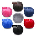 Minky Velvet Bean Bag Chair, Grey 5Ft Plush Floor Chair For Kids And Adults W Washable Cover, Lounge Chair With Stretchable Fabric, Comfy Bedroom Chair, Filled With Shredded And Memory Foam. Gray Velvet