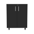 Black 2 Piece Garage Set Black Wood