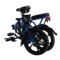 Adult Electric Bicycles 500 W Motor 15.5 Mph Max Speed, 16Inch Tire, 42 V 10.4 Ah Removable Battery For Electric Bike, Multi Shock Absorption, City Commuter, Fold Able Adult Electric Bicycle Cycling Blue Foldable Garden & Outdoor American Design,Modern