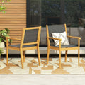 Cordoba Kd Dining Chair No Teak Garden & Outdoor Modern 2 Person Seating Group Acacia Wood