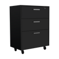 Kaitlyn Black 4 Piece Garage Set Black Wood