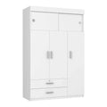 Marshall White And Light Oak 2 Piece Bedroom Set White Oak Wood