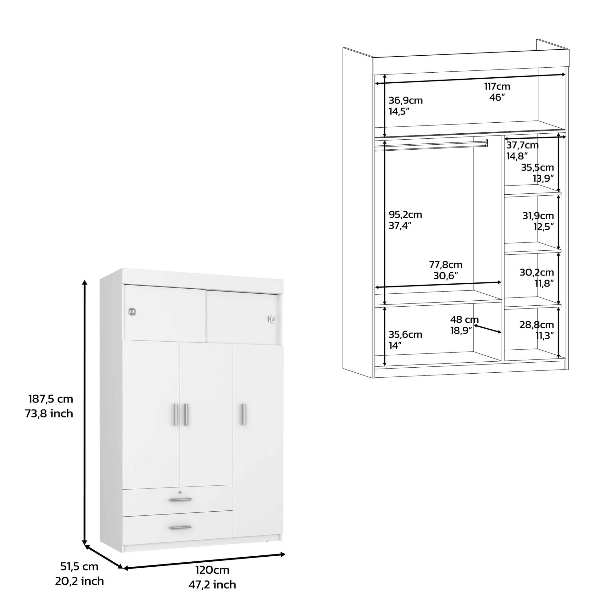 Lorraine White And Light Oak 2 Piece Bedroom Set White Oak Wood