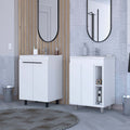 White 2 Piece Bathroom Set White 2 1 18 To 23 In 32 To 35 In Bathroom Freestanding 15 20 Inches Wood