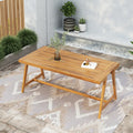 Dining Table No Acacia Wood Garden & Outdoor Modern Acacia Wood