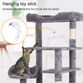 Cat Climbing Frame Antique Gray Altay Velvet