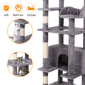 Cat Climbing Frame Antique Gray Altay Velvet