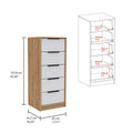 Lorraine White And Light Oak 2 Piece Bedroom Set White Oak Wood