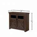 2 Doors Cabinet Large Buffet Sideboard Cabinet Bar Wine Cabinet For Entryway Living Room Buffet Cabinet Table Coffee Bar Wine Bar Storage Cabinet For Dining Room Espresso Espresso Mdf