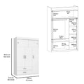 Marshall White And Light Oak 2 Piece Bedroom Set White Oak Wood