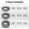 Minky Velvet Bean Bag Chair, Grey 5Ft Plush Floor Chair For Kids And Adults W Washable Cover, Lounge Chair With Stretchable Fabric, Comfy Bedroom Chair, Filled With Shredded And Memory Foam. Gray Velvet