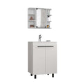 White 2 Piece Bathroom Set White 2 5 18 To 23 In 32 To 35 In Mirror Included Bathroom 15 20 Inches Wood