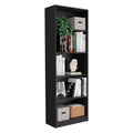 William Black 3 Piece Living Room Set With 3 Bookcases Black Wood