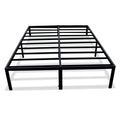 Modern Platform Foundation Full Full Black Steel