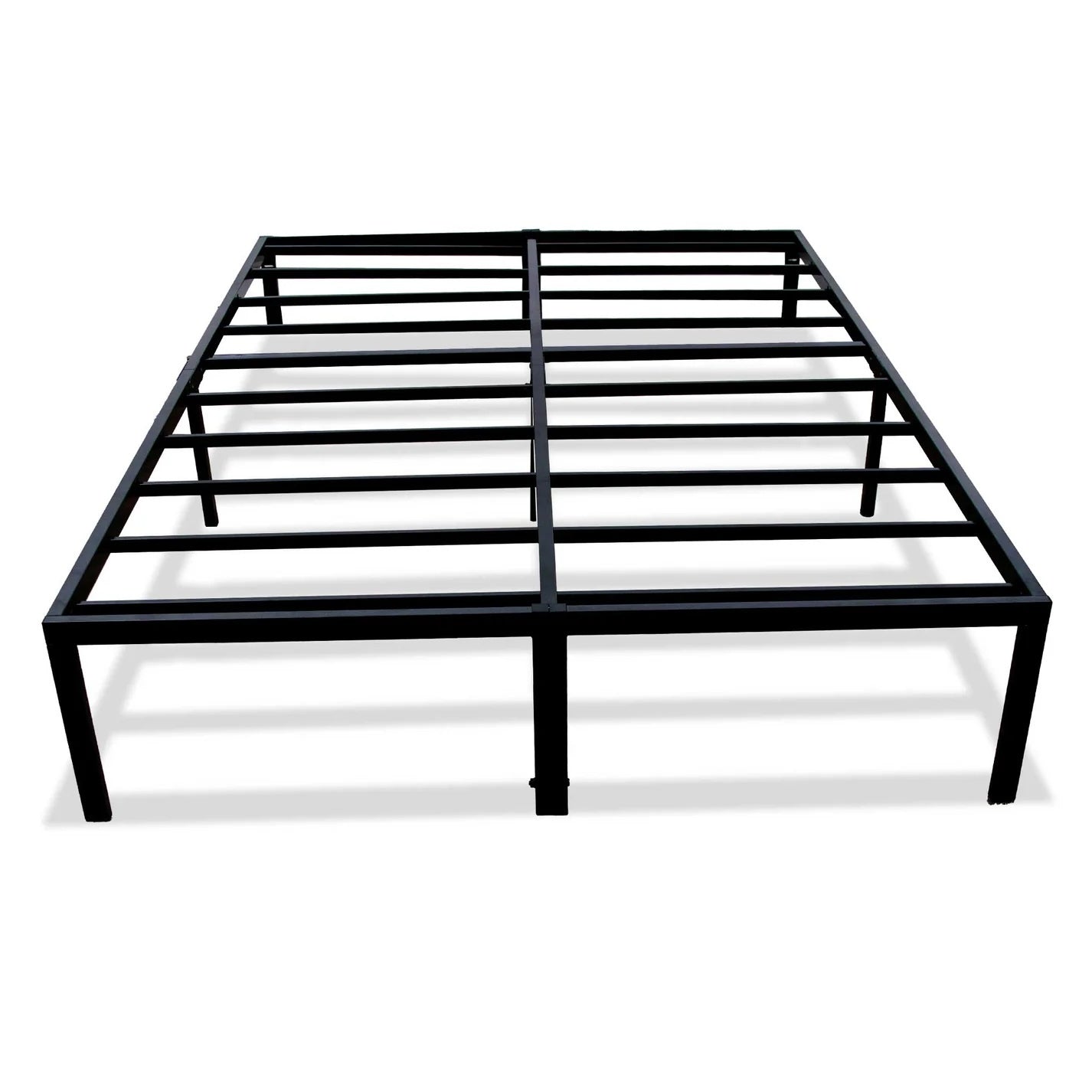 Modern Platform Foundation Full Full Black Steel