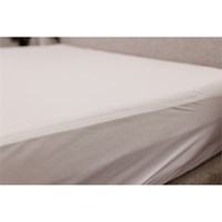 Quiet Comfort Mattress Protector Full White Polyester