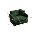 Modern Sofa Couch, 3 Piece Set Extra Deep Seat Sectional Sofa For Living Room, Oversized Sofa, 3 Seat Sofa, Loveseat And Single Sofa, Green Chenille Green Chenille 6 Seat