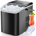Small Portable Home Use Ice Maker,Black Black Iron